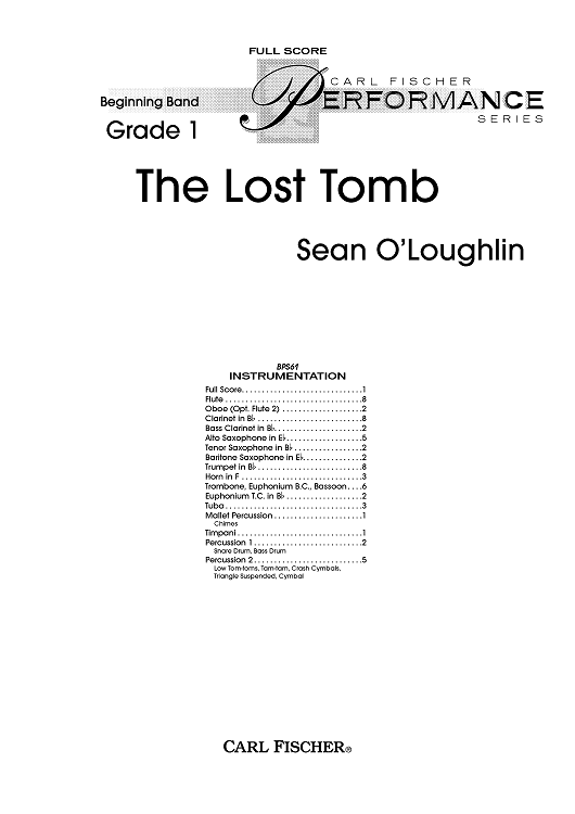 The Lost Tomb - Score