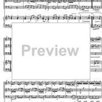 Trio Sonata D Major - Score
