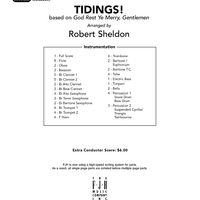 Tidings! - Score
