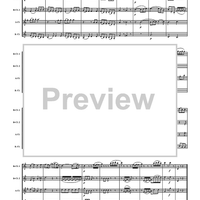 Allegro from "String Quartet 17" - Score