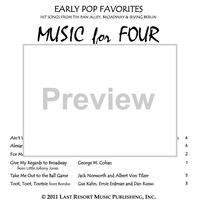 Music for Four, Collection No. 2 - Early Pop Favorites - Part 1 Clarinet in Bb