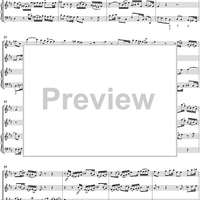 Brandenburg Concerto No. 5: Affettuoso - Score