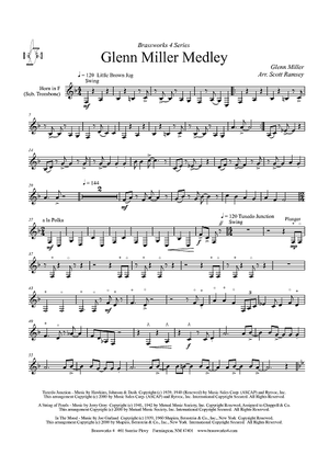 Glenn Miller Medley - Horn in F (opt. Trombone)