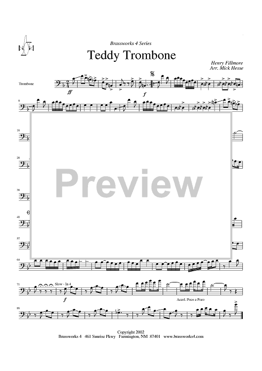 Teddy Trombone - Trombone