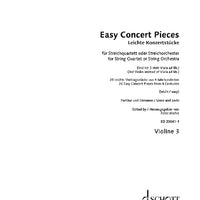 Easy Concert Pieces - Violin 3 Ad Lib.