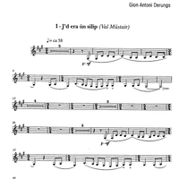 6 rätoromancische Volkslieder Op.76a - Clarinet in B-flat