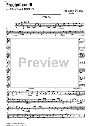 Praeludium III Op.46c - Trumpet 1