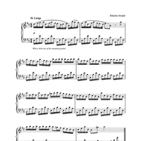Concerto in D major for 2 Violins and Lute (second movement)