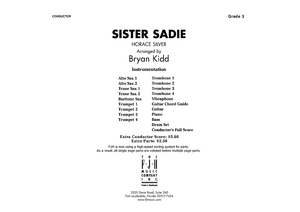 Sister Sadie - Score