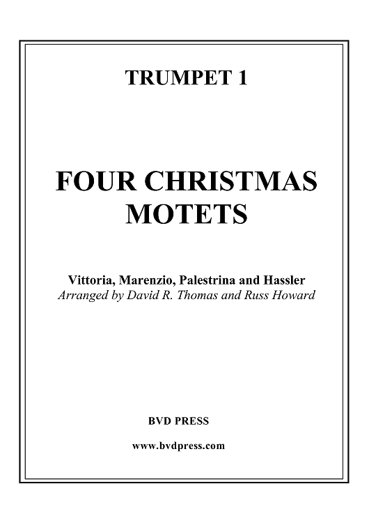 Four Christmas Motets - Trumpet 1