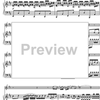 Concerto No. 3 G Major, KV216 - Piano Score