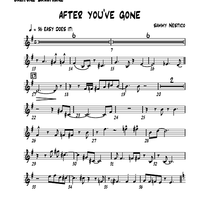 After You've Gone - Bari Sax