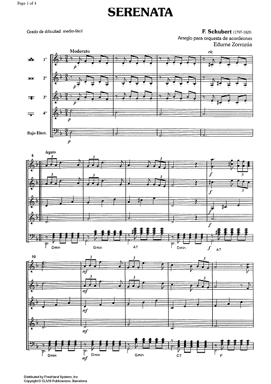 Serenata - Full Score