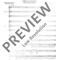 Orpheus Behind the Wire - Choral Score