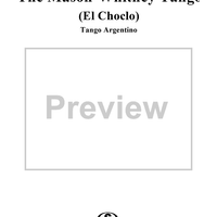 The Mason-Whitney Tango (El Choclo)