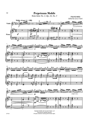 Perpetuum Mobile - from Suite No. 3, Op. 34, No. 5