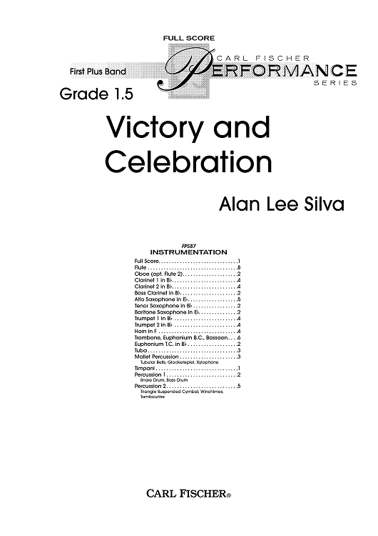 Victory and Celebration - Score