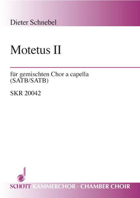 Motetus II - Choral Score