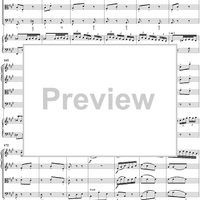 Clavier Concerto No. 4 in A Major, Movement 3 - Score