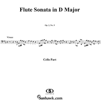Flute Sonata in D Major, Op. 2, No. 5 - Cello