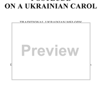 Postlude on a Ukrainian Carol