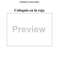 Coloquio en la reja, No. 2 from "Goyescas", H64