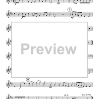 Gavotte - from Suite #3 in D Major - Part 2 Flute, Oboe or Violin