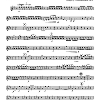 Allegro from Quartet No. 4 in C, K. 157 - Bass Clarinet