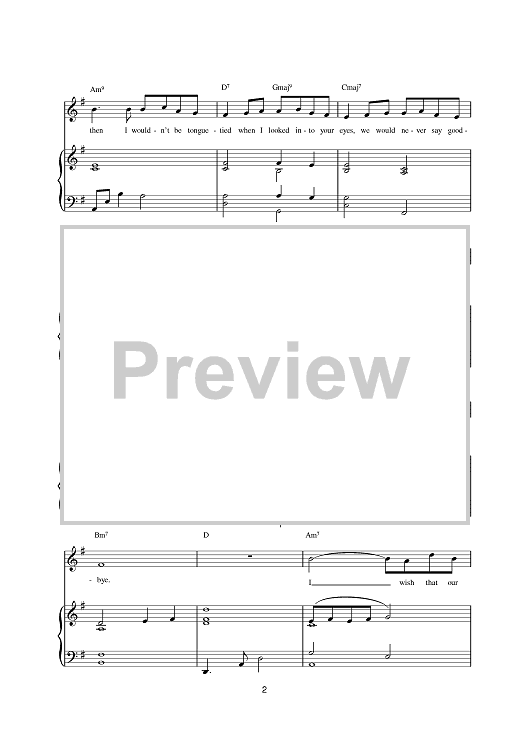 We'll Never Say Goodbye - Big Band中古楽譜 We'll Never Say Goodbye We'll Never Say Goodbye - Big Band中古楽譜 We'll Never Say Goodbye