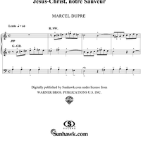 Jesus Christ, Our Saviour, from "Seventy-Nine Chorales", Op. 28, No. 43