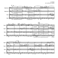 "Air" from Suite No. 3 - Score