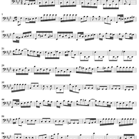 Quartet in A major - Cello/Bassoon 1