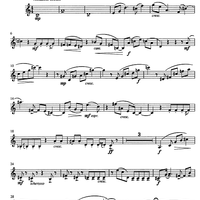 Preludij st. 4 za Burlesko - E-flat Baritone Saxophone
