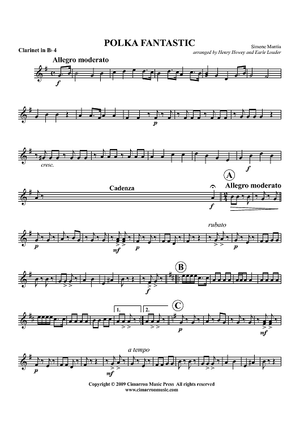 Polka Fantastic - Clarinet 4 in Bb