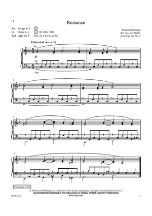 Romanze - from Op. 28, No. 2