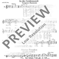 Marianische Kantate - Choral Score