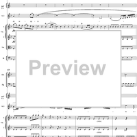 "Lungi le cure ingrate", No. 3 from "Davidde Penitente", K469 - Full Score