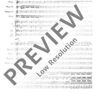 Sinfonia concertante Eb major in E flat major - Full Score