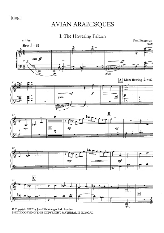 Avian Arabesques - Harp 1