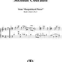 Harpsichord Pieces, Book 1, Suite 1, No.3:  Seconde Courante