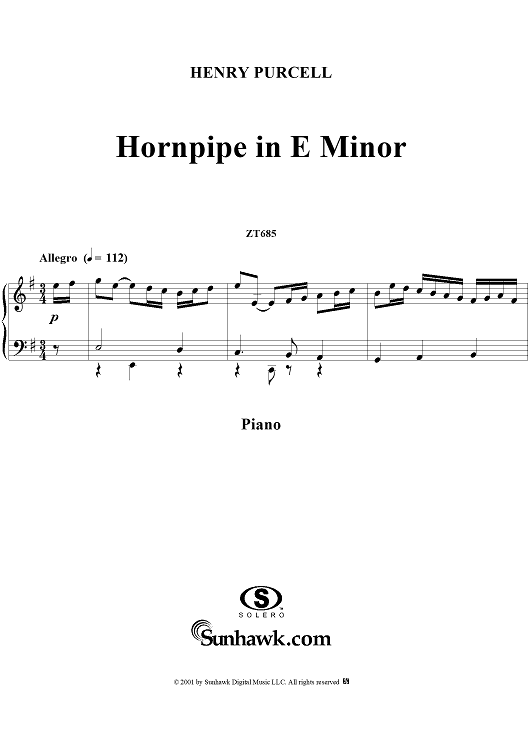 Hornpipe in E Minor