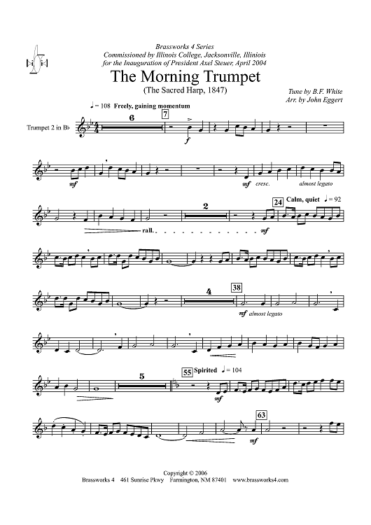 The Morning Trumpet - Trumpet 2 in B-flat