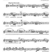 Bagatelle No. 1 - Clarinet 1 in B-flat