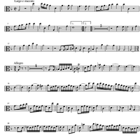 Concerto Grosso Op. 3 No. 4 - Solo Viola