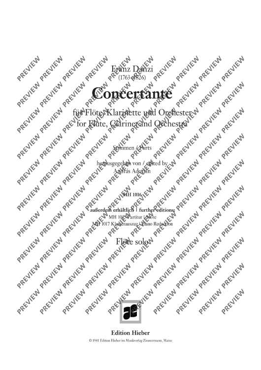 Concertante - Set of Parts