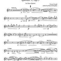 Quintet No. 1, Op. 5 - Trumpet 1