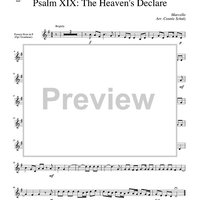 Pslam XIX: The Heaven's Declare - Horn in F