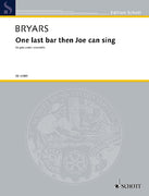 One last bar then Joe can sing - Score and Parts