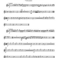 Fünffstimmigter blasender Music - B-flat Trumpet 1