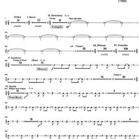 Sextuor pour la fin du 20ème Siècle or Variations on a theme by F. Schubert - Percussion